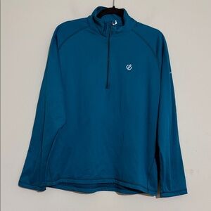Dare2b Men Teal Half-Zip Jacket fleece XXL performance base layer cozy training